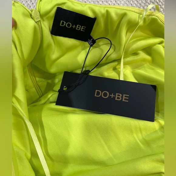 Do+Be Elegant lemongreen Strapless Dress - Picture 5 of 6